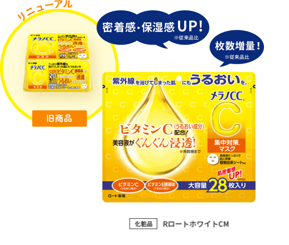 豪華豪華☆メラノCC 集中対策マスク 28枚☆ 基礎化粧品